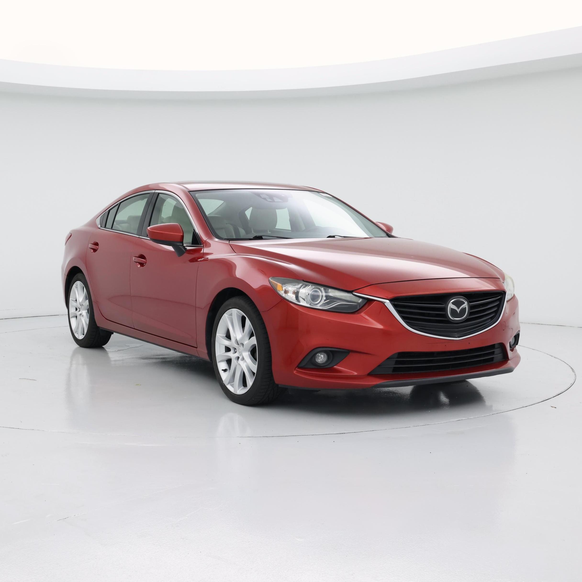 Red 2015 Mazda MAZDA6 Sedan Front-Wheel Drive Automatic