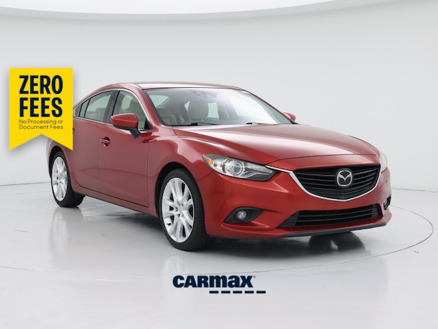 Red 2015 Mazda MAZDA6 Sedan Front-Wheel Drive Automatic