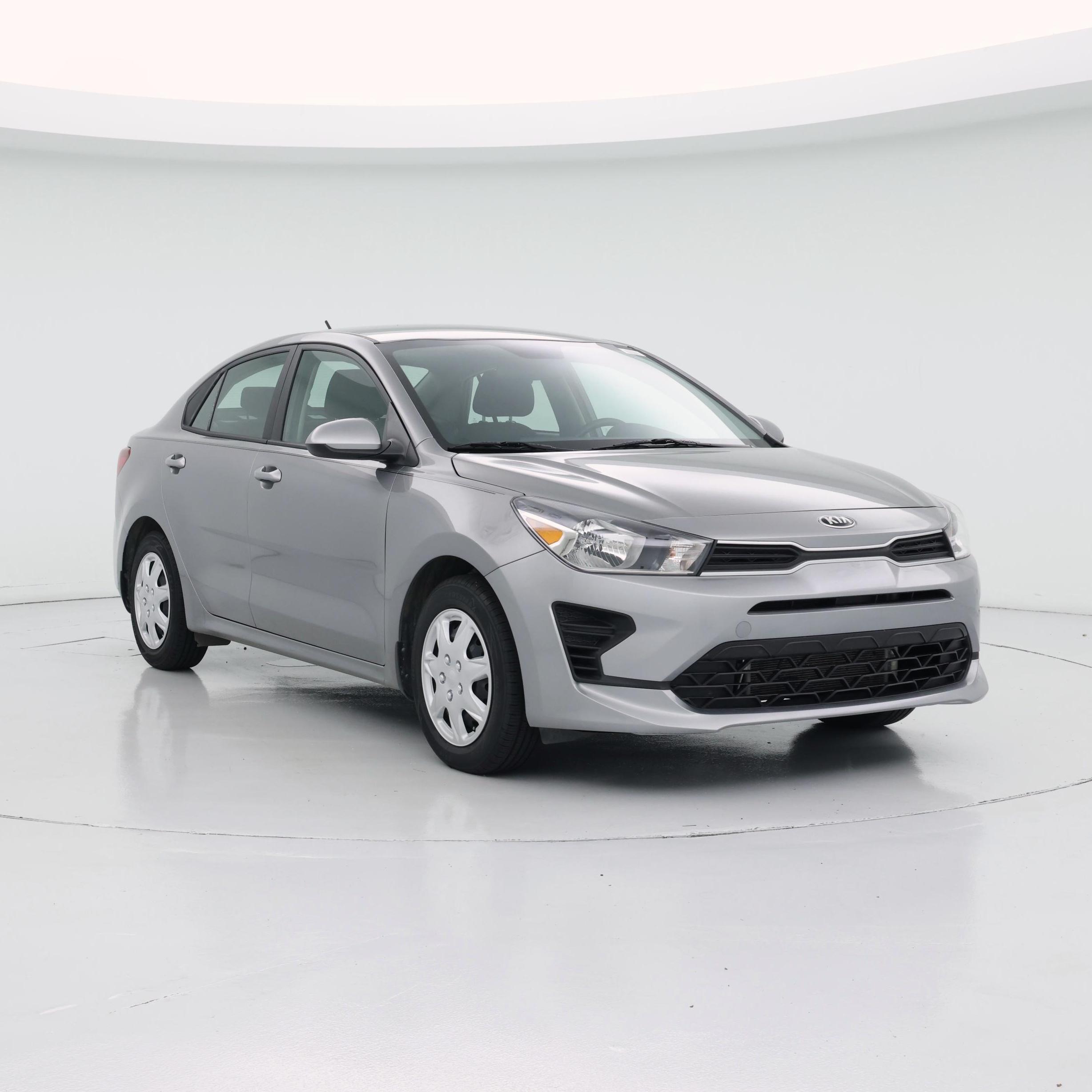 Silver 2023 Kia Rio Sedan Front-Wheel Drive Automatic