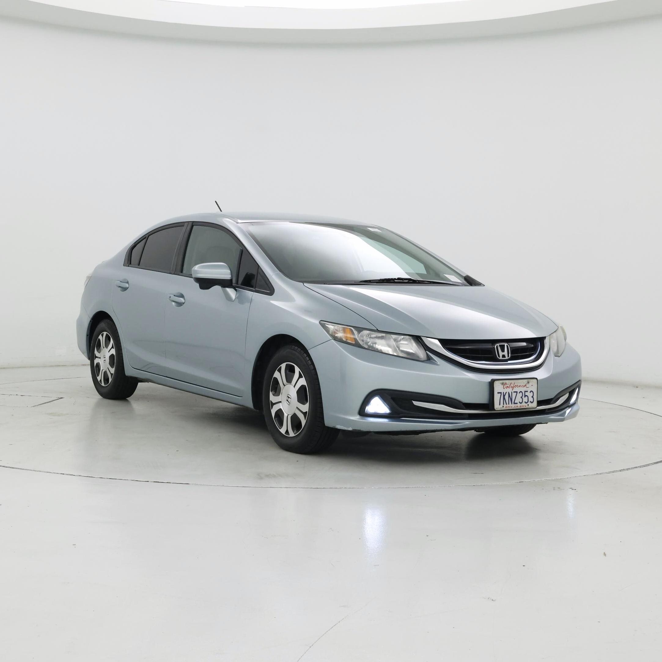 Blue 2015 Honda Civic Hybrid   Automatic
