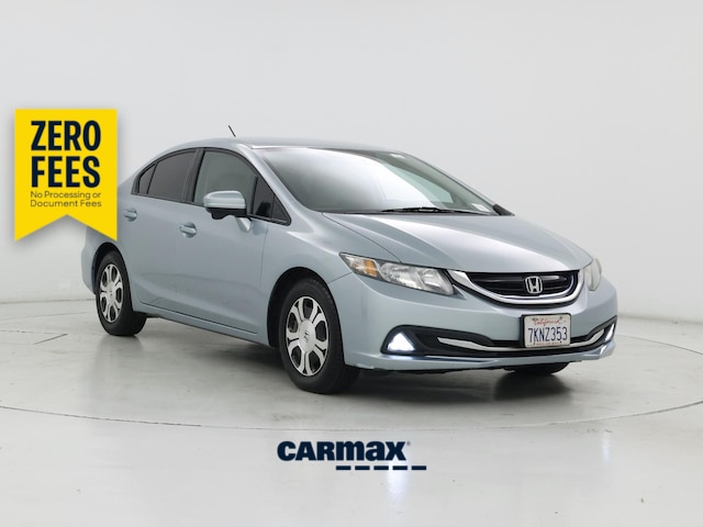 Blue 2015 Honda Civic Hybrid Automatic