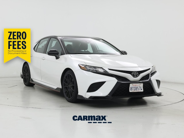 White 2020 Toyota Camry Sedan Front-Wheel Drive Automatic
