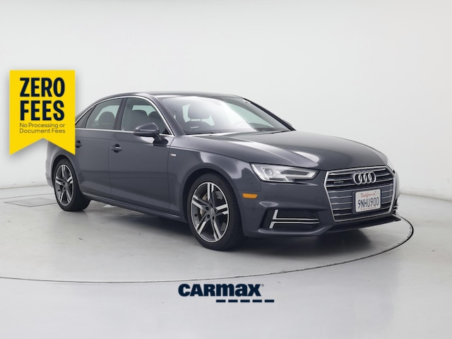 Gray 2018 Audi A4 2.0 TFSI quattro Premium Plus AWD Sedan All-Wheel Drive Automatic