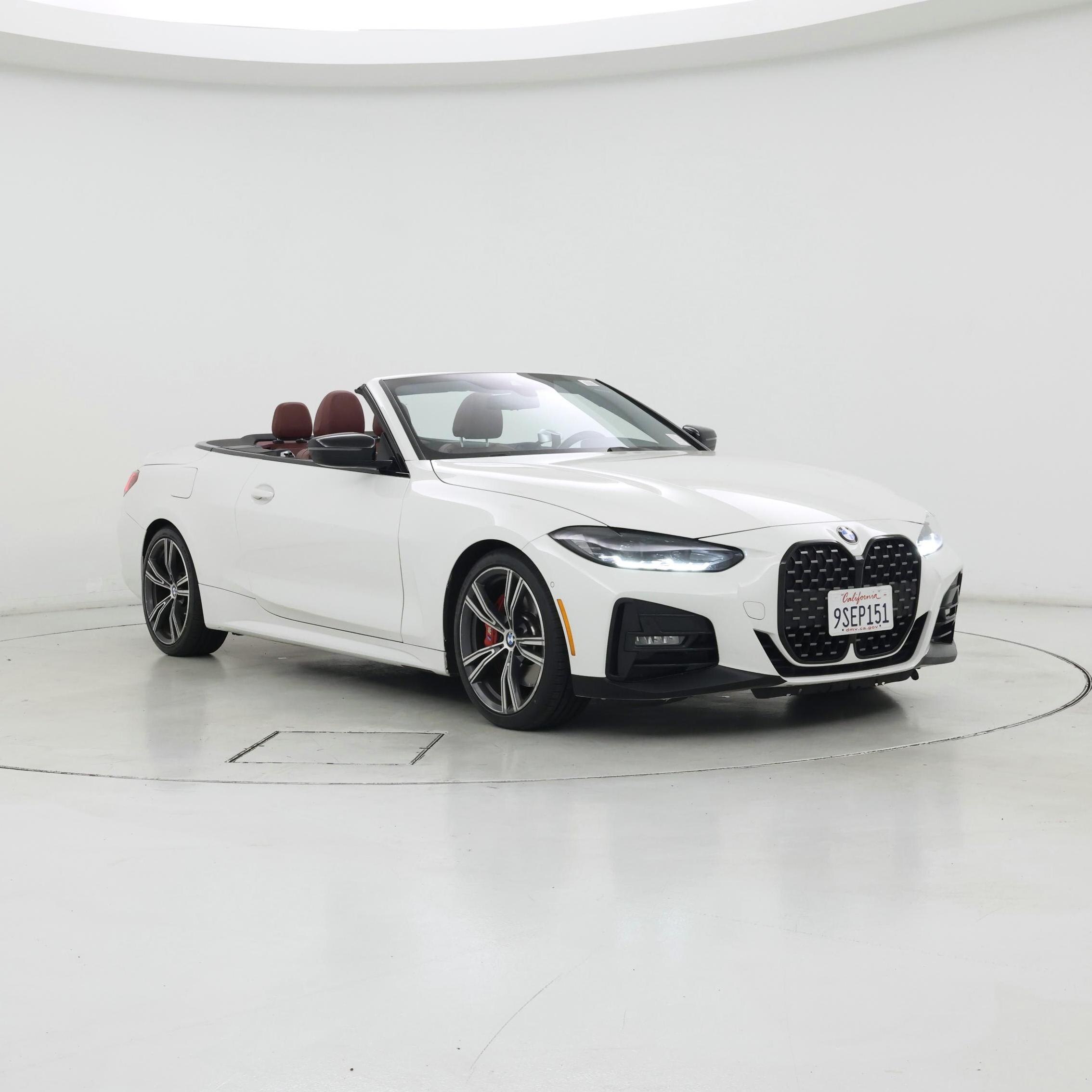 White 2023 BMW 4 Series Convertible Rear-Wheel Drive Automatic