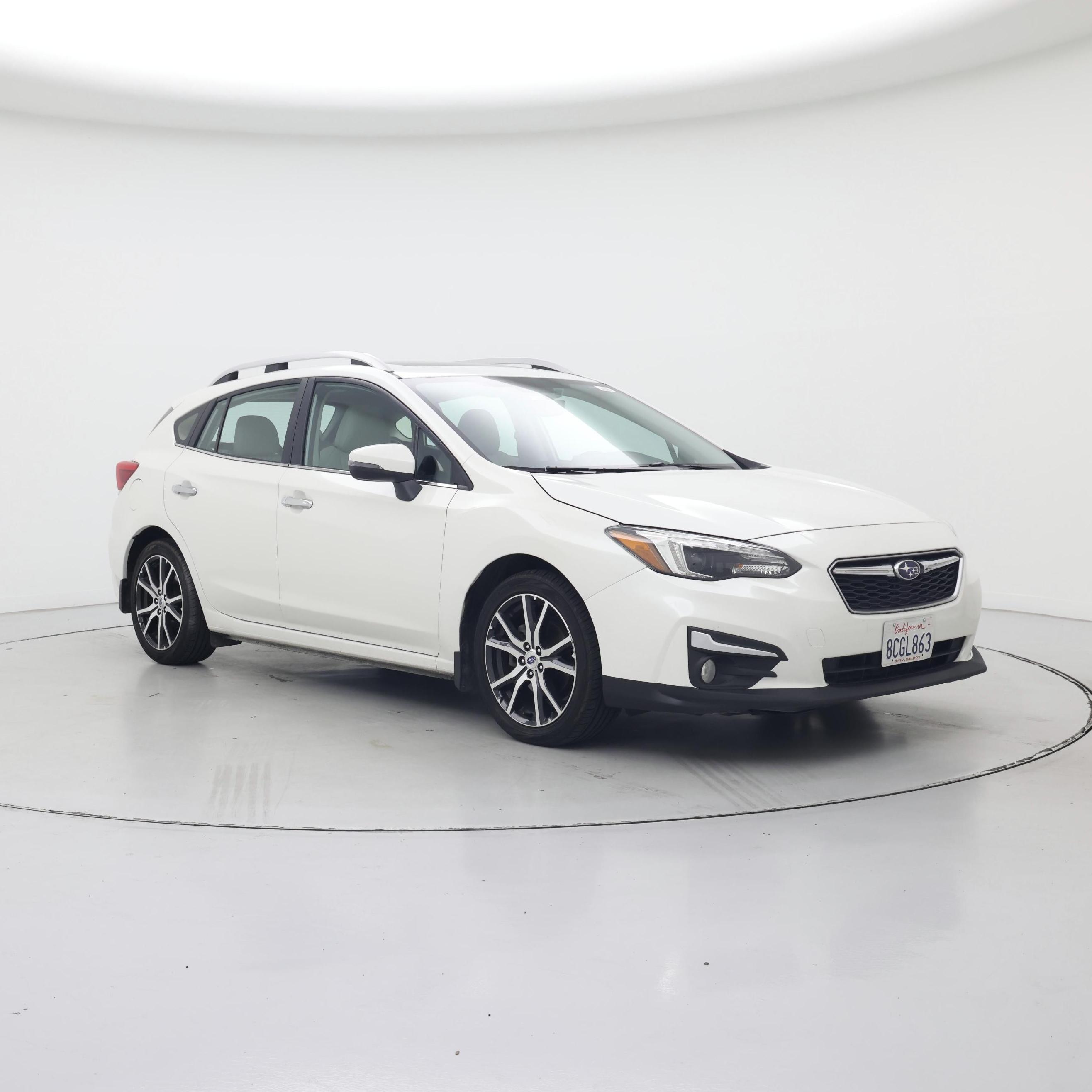 White 2018 Subaru Impreza Hatchback All-Wheel Drive Automatic