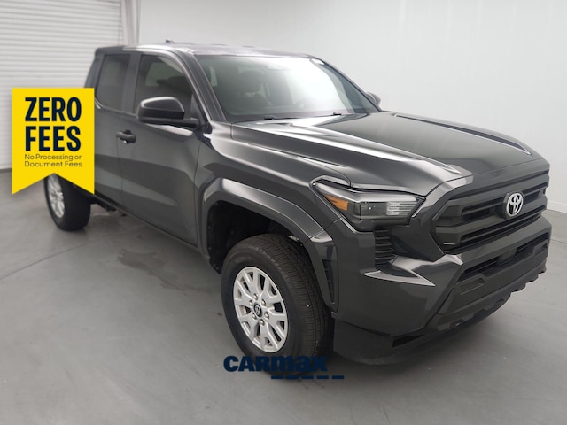 Gray 2025 Toyota Tacoma SR Double Cab 4WD Pickup Truck Four-Wheel Drive Automatic