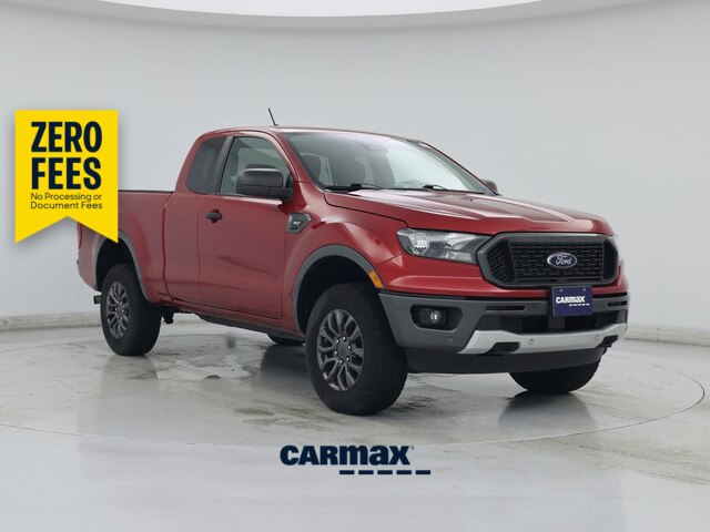 Red 2020 Ford Ranger Lariat SuperCab 4WD Pickup Truck Four-Wheel Drive Automatic