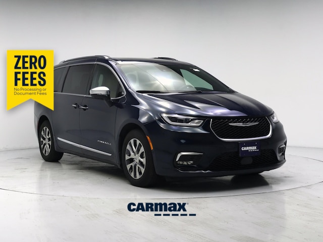 Blue 2023 Chrysler Pacifica Hybrid Pinnacle FWD Minivan Front-Wheel Drive Automatic