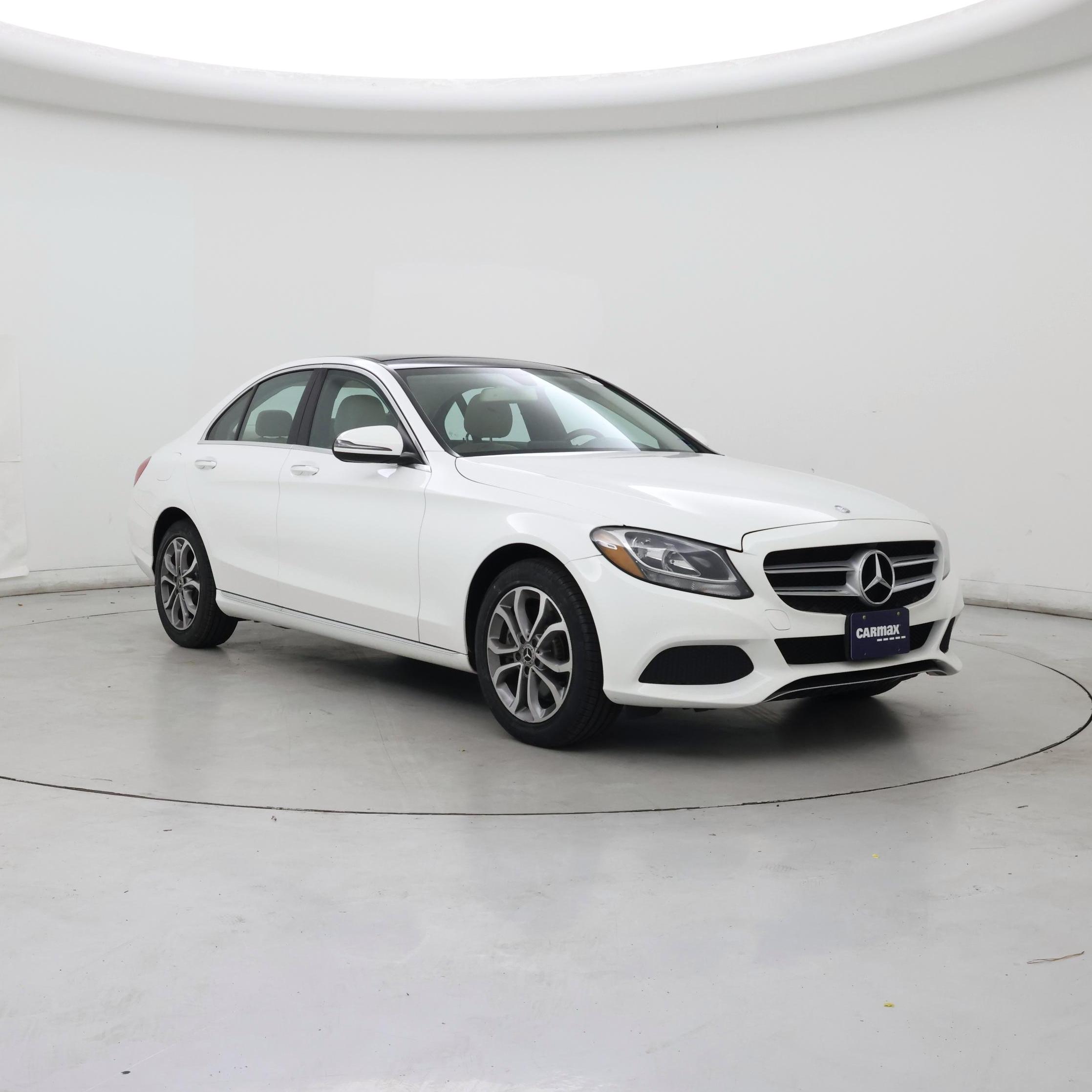 White 2017 Mercedes-Benz C-Class Sedan  Automatic