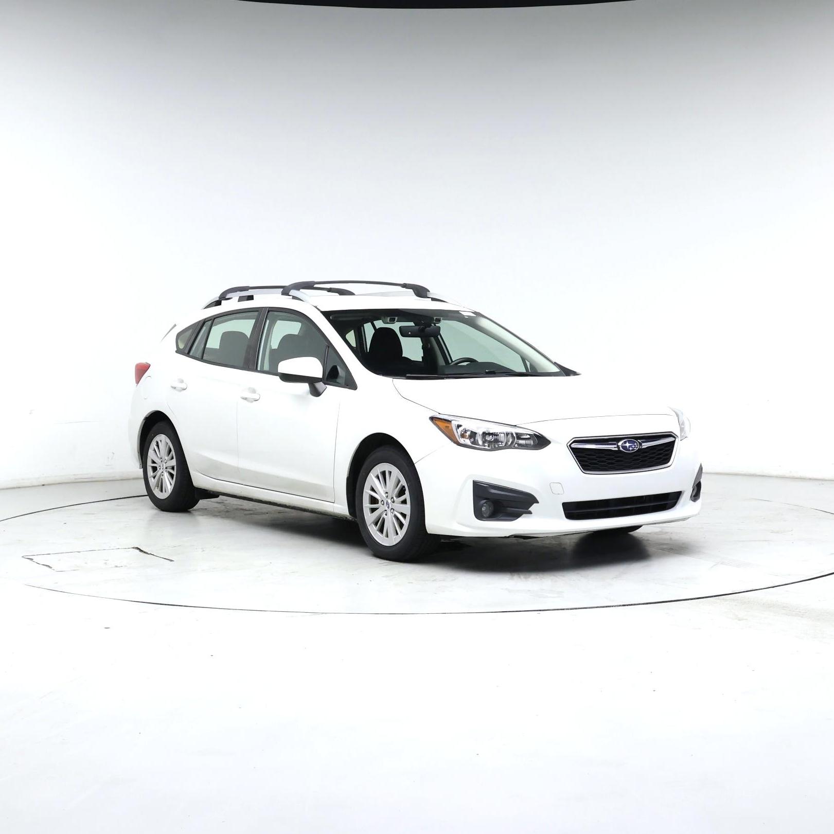 White 2017 Subaru Impreza Hatchback All-Wheel Drive Automatic