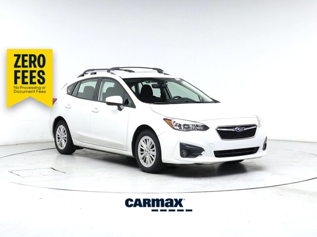 White 2017 Subaru Impreza Hatchback All-Wheel Drive Automatic