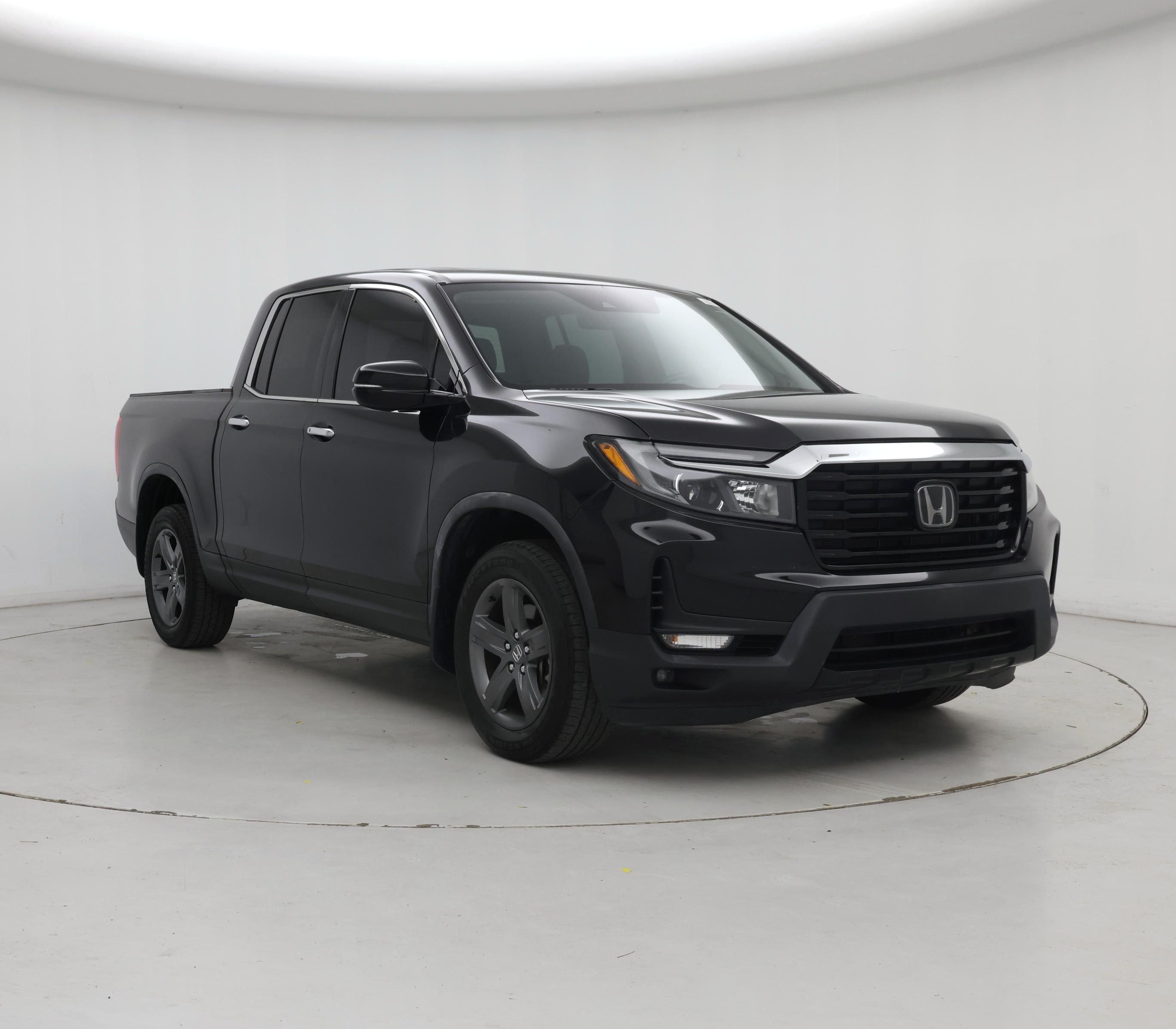 Black 2022 Honda Ridgeline Pickup Truck All-Wheel Drive Automatic