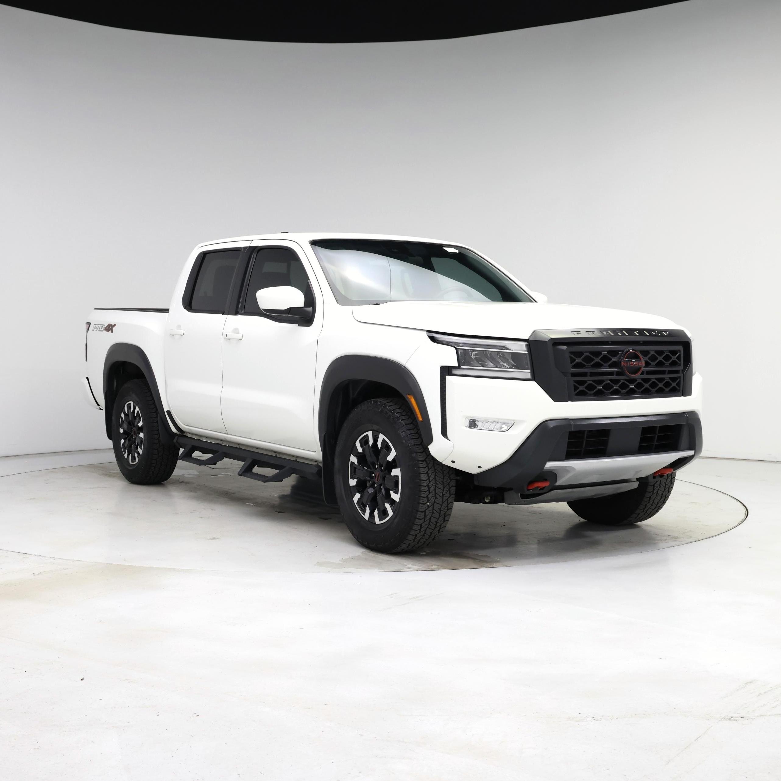 White 2024 Nissan Frontier Pickup Truck Four-Wheel Drive Automatic