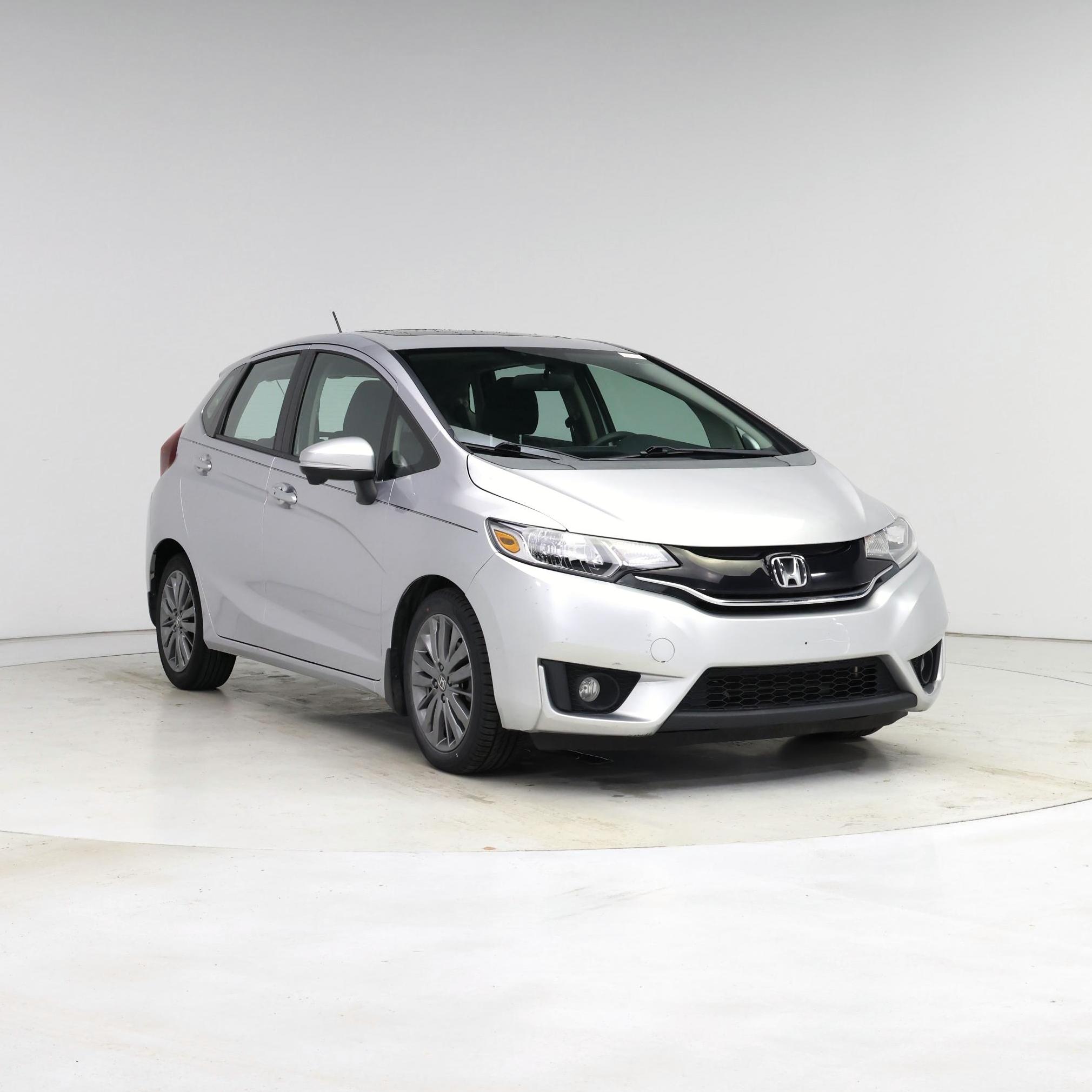 Silver 2015 Honda Fit Hatchback Front-Wheel Drive Automatic