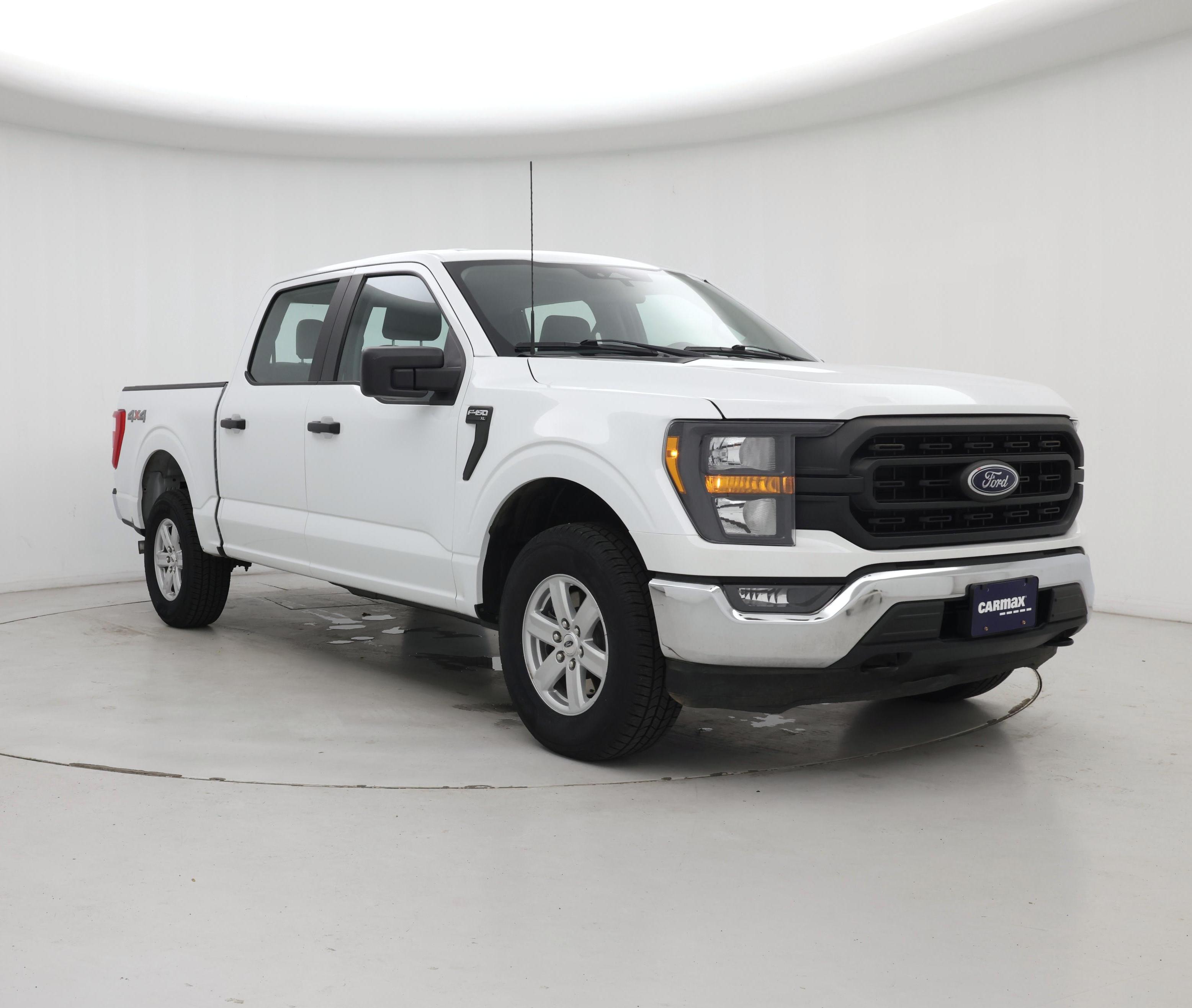 White 2023 Ford F-150 Pickup Truck Four-Wheel Drive Automatic