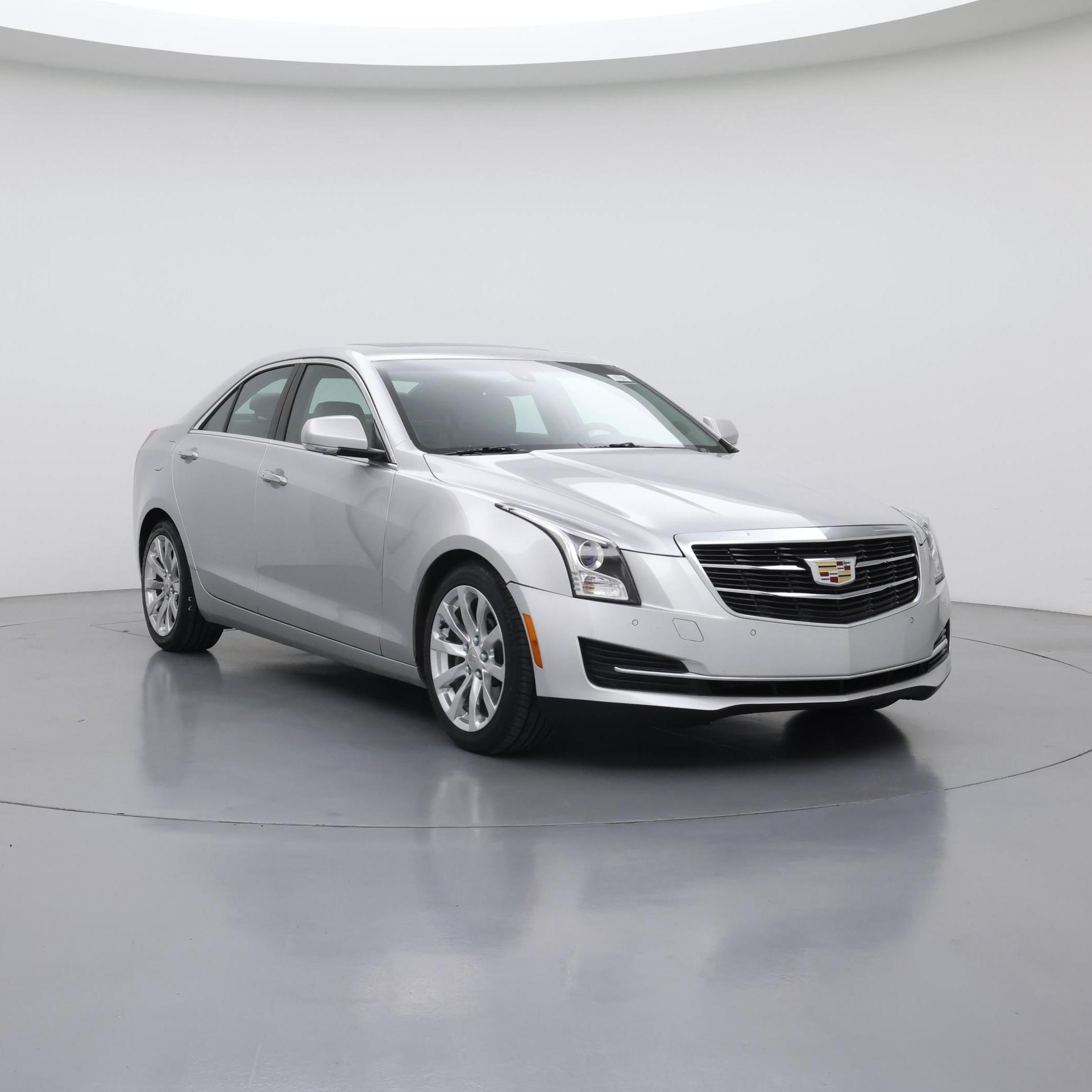 Silver 2017 Cadillac ATS Sedan Rear-Wheel Drive Automatic