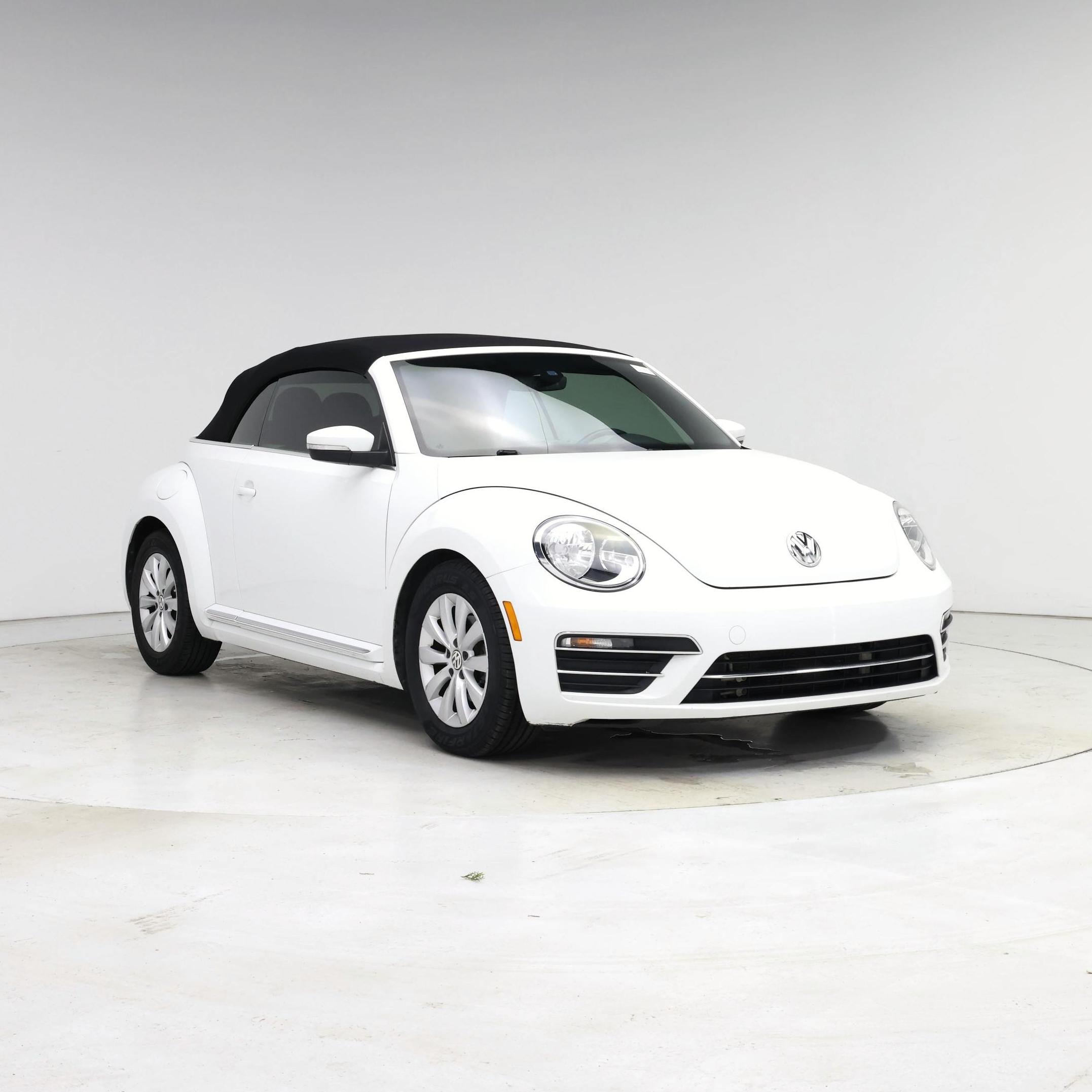 White 2017 Volkswagen Beetle Convertible Front-Wheel Drive Automatic