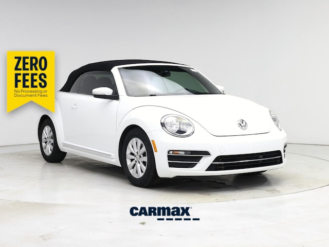 White 2017 Volkswagen Beetle Convertible Front-Wheel Drive Automatic
