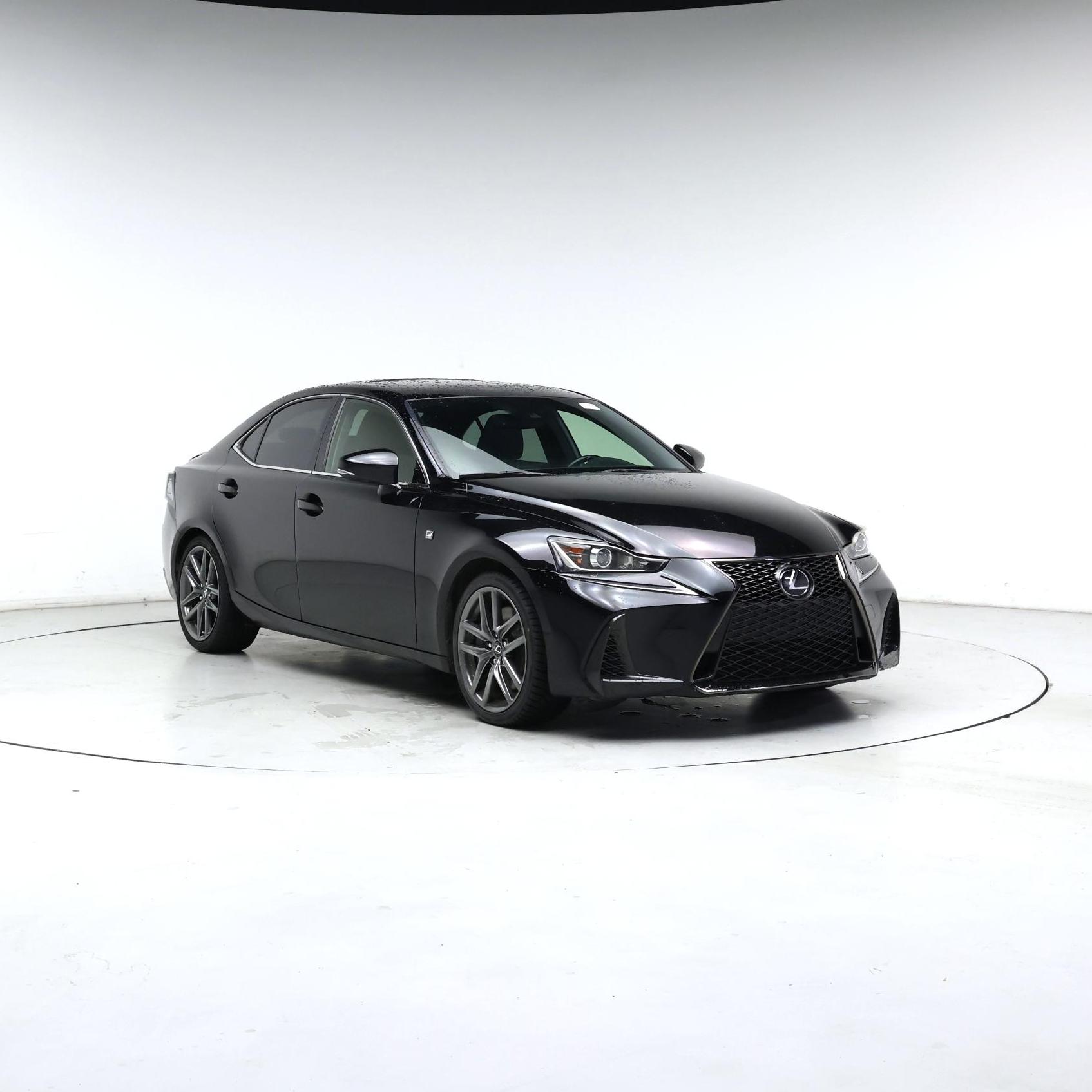 Black 2017 Lexus IS Sedan Rear-Wheel Drive Automatic