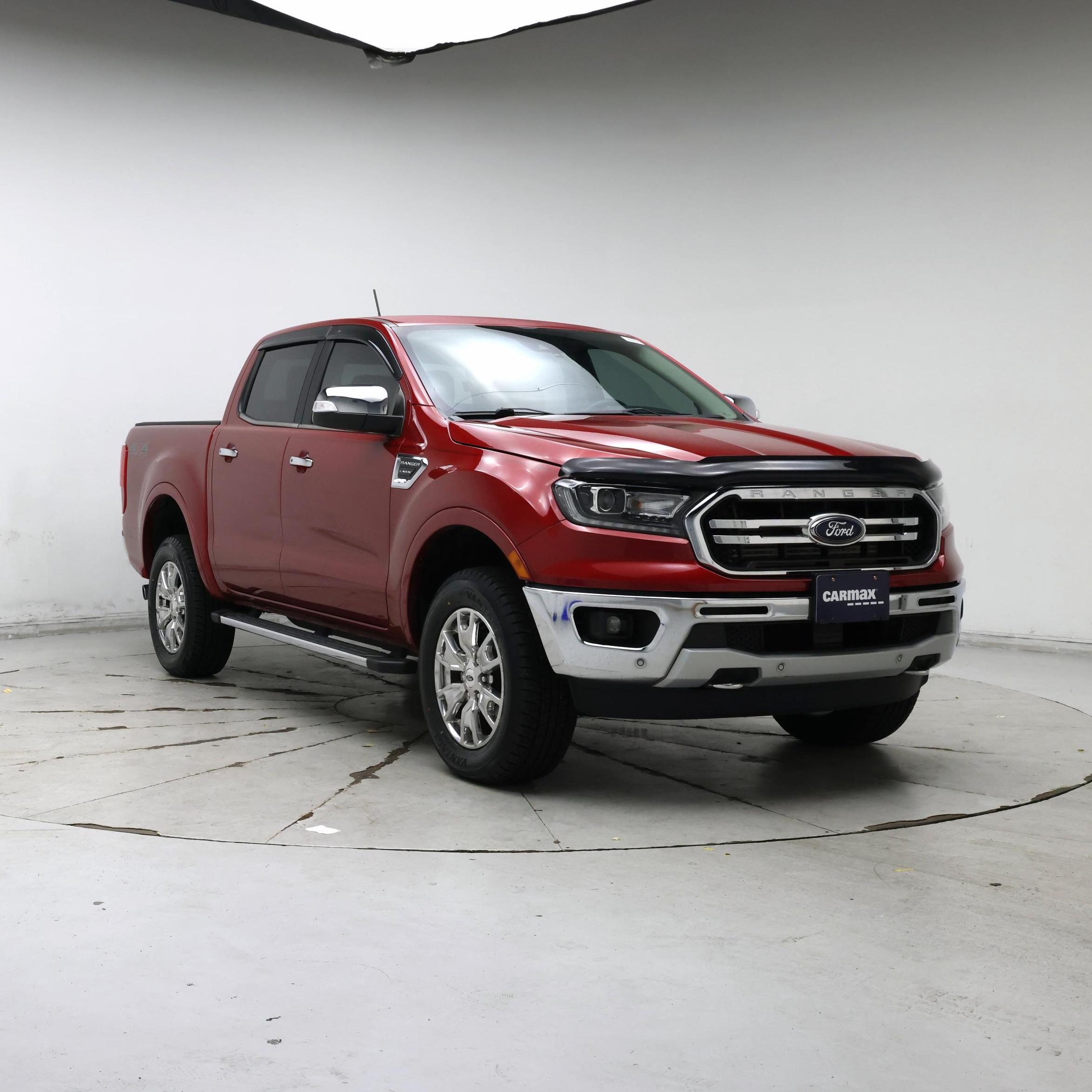 Red 2020 Ford Ranger Pickup Truck Four-Wheel Drive Automatic