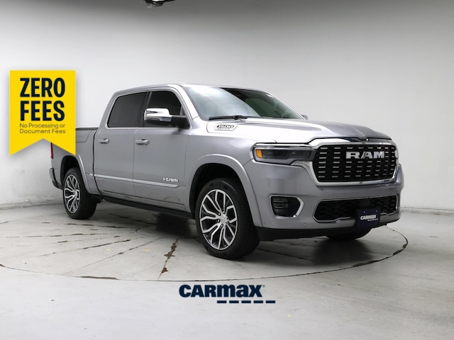 Silver 2025 RAM 1500 Pickup Truck Four-Wheel Drive Automatic