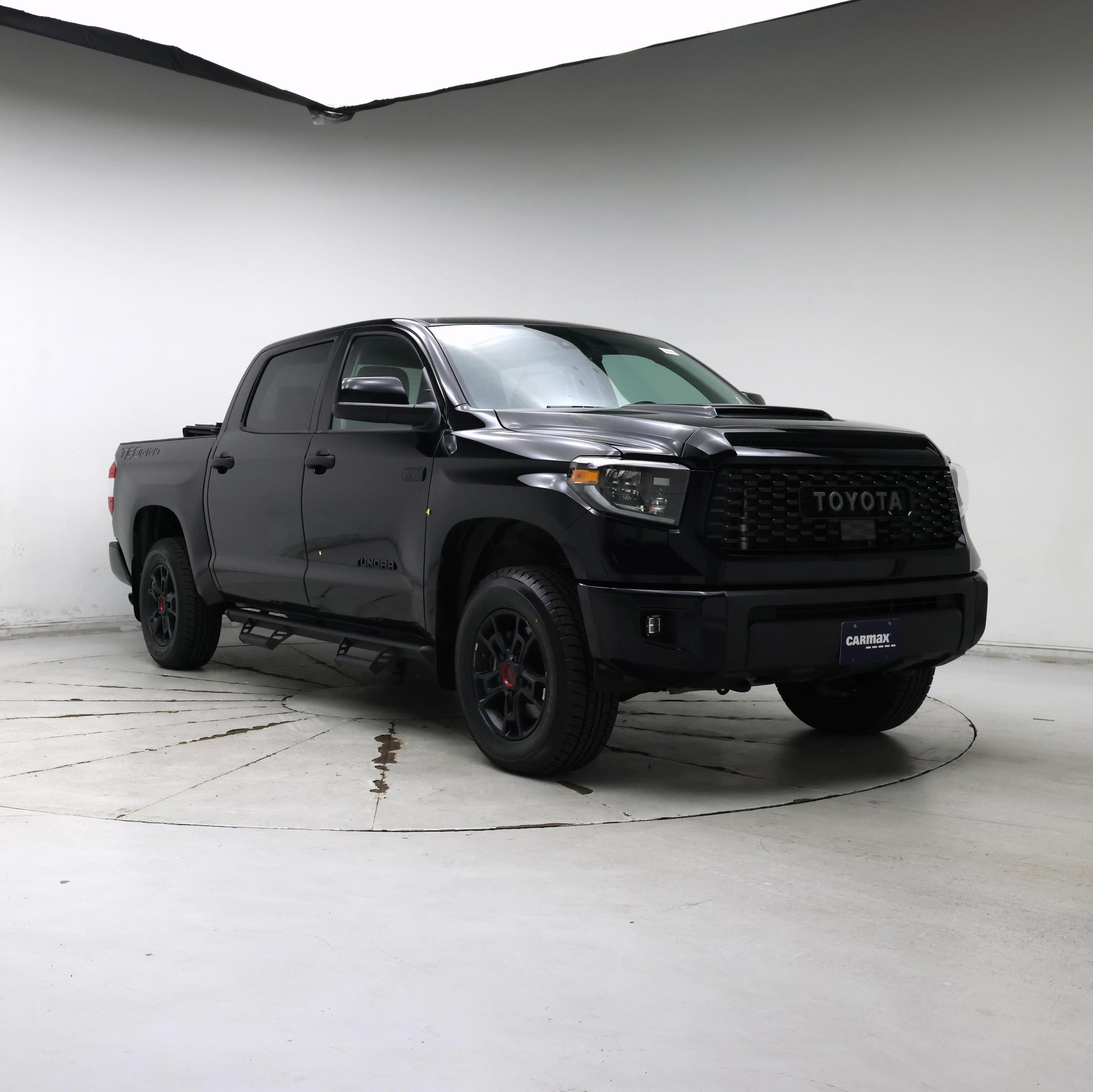 Black 2021 Toyota Tundra Pickup Truck Four-Wheel Drive Automatic