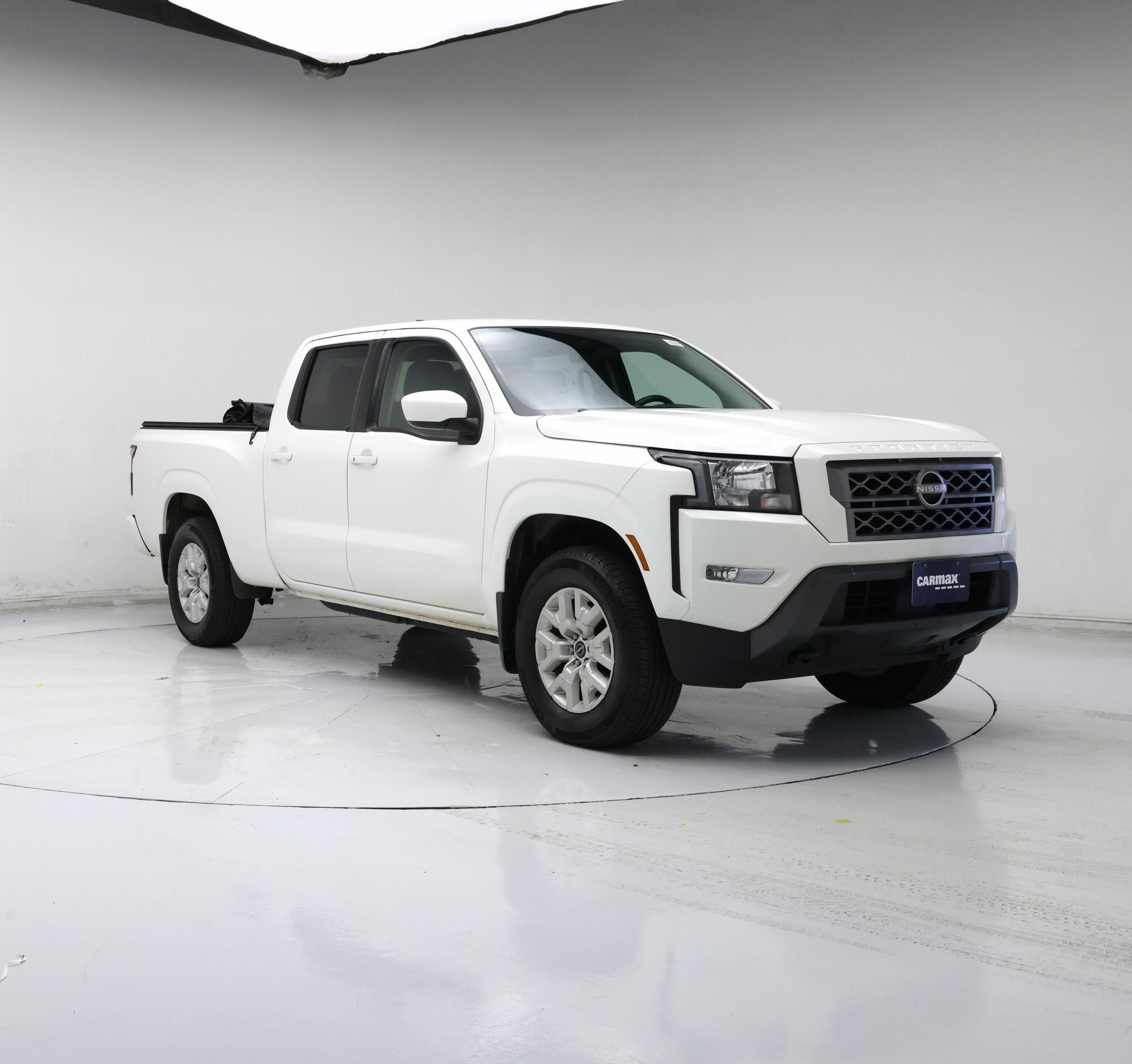 White 2023 Nissan Frontier Pickup Truck Four-Wheel Drive Automatic