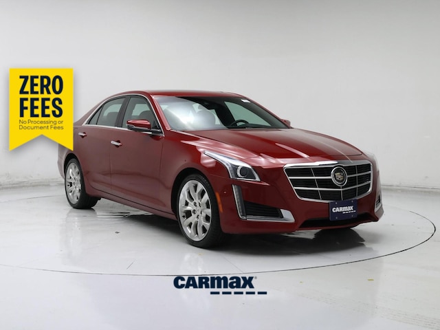 Red (Burgundy) 2014 Cadillac CTS Sedan All-Wheel Drive Automatic