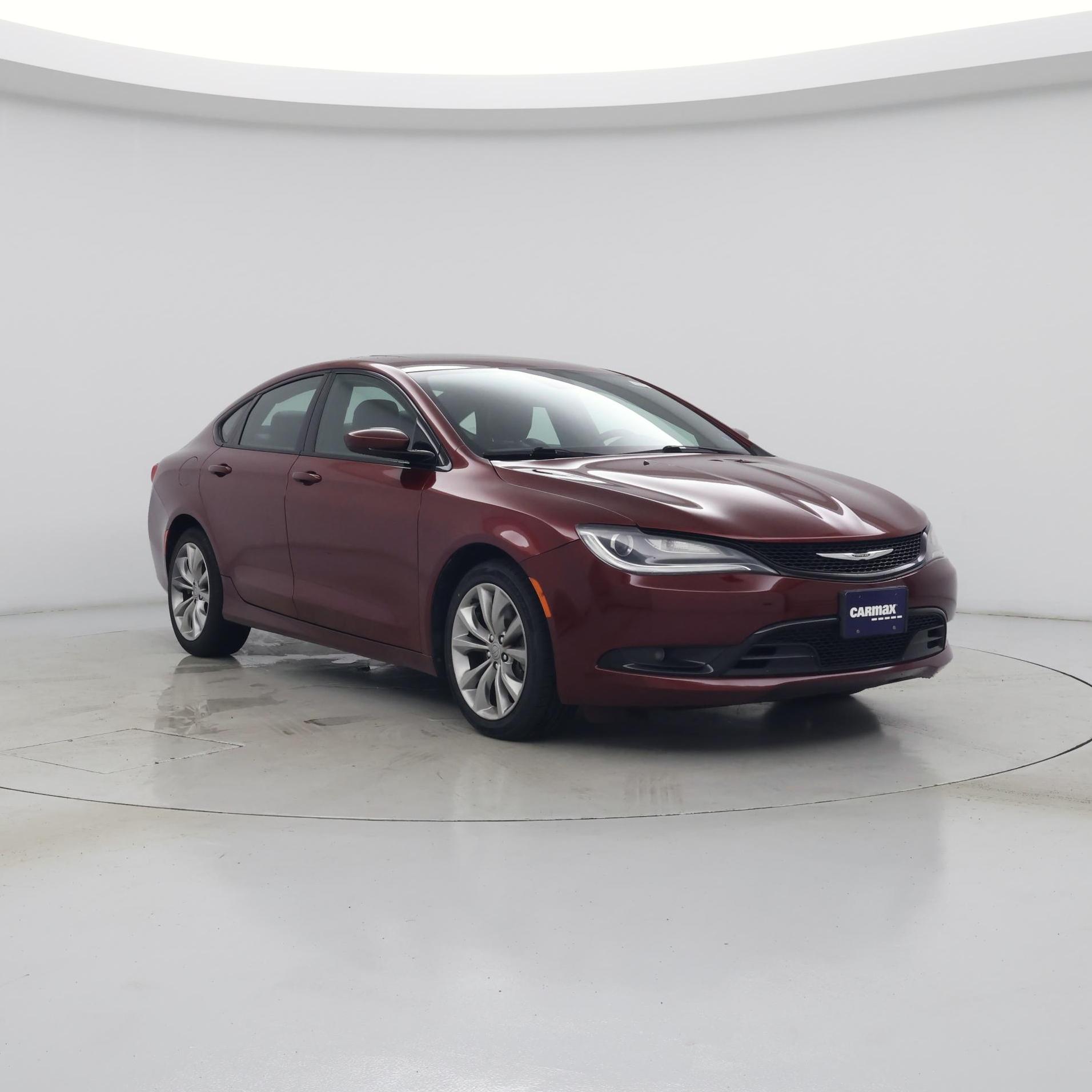 Red 2015 Chrysler 200 Sedan Front-Wheel Drive Automatic