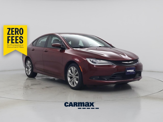 Red 2015 Chrysler 200 Sedan Front-Wheel Drive Automatic