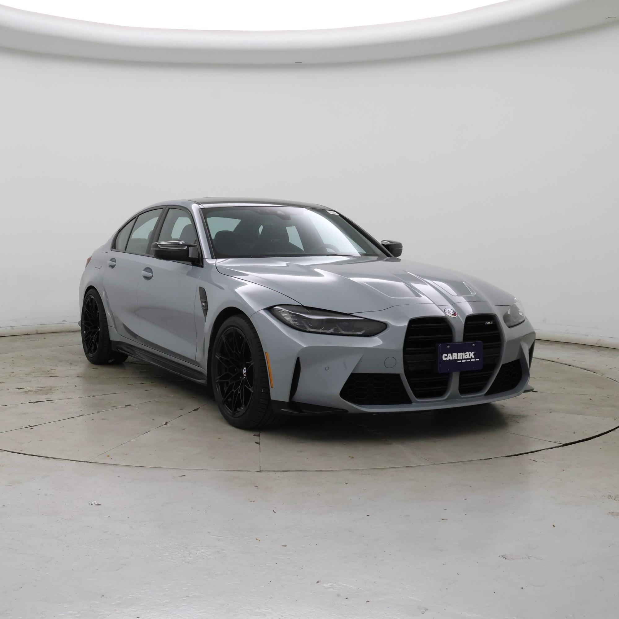 Gray 2023 BMW M3 Sedan Rear-Wheel Drive Manual