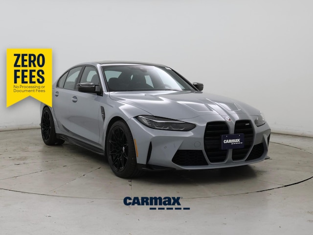 Gray 2023 BMW M3 Sedan Rear-Wheel Drive Manual