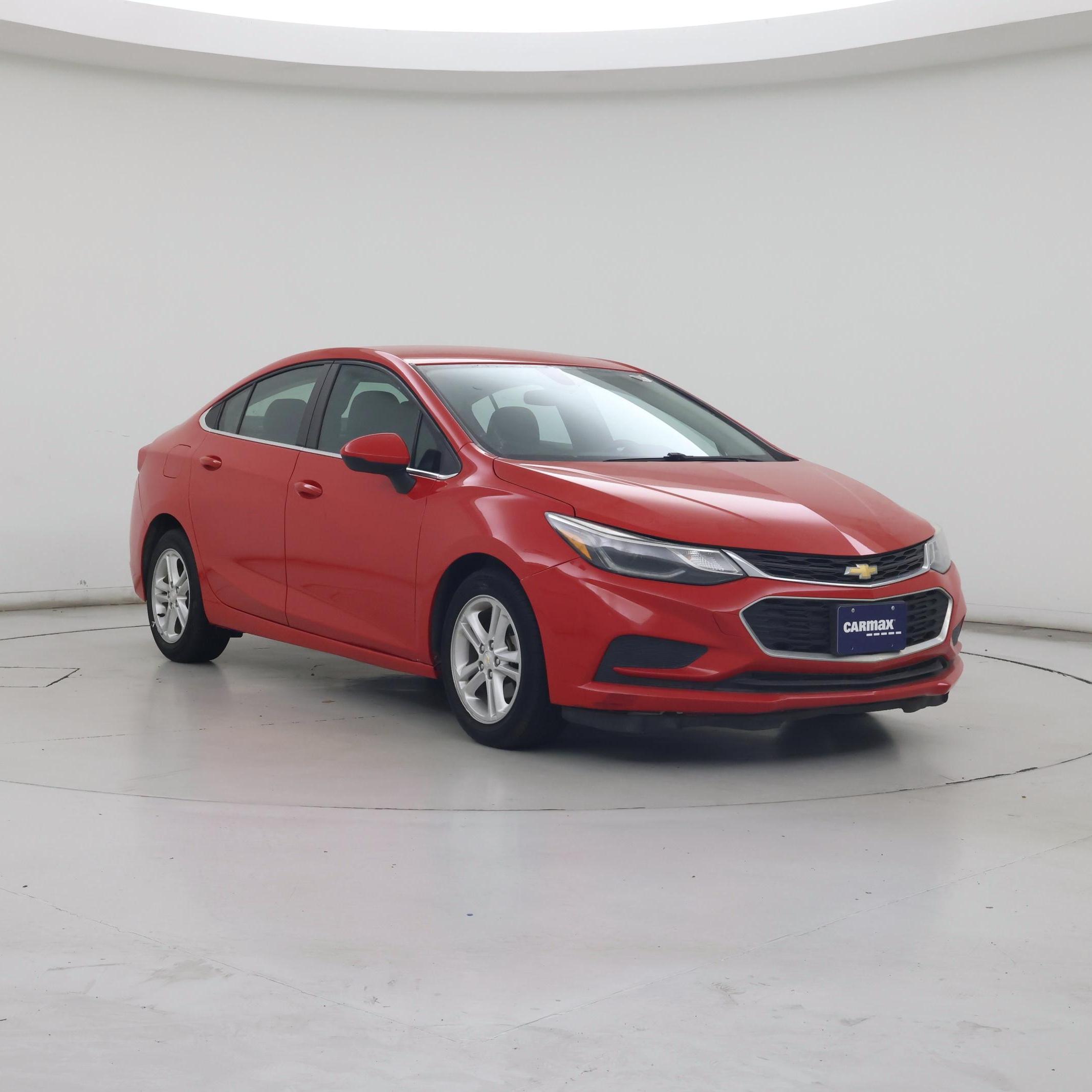 Red 2017 Chevrolet Cruze Sedan Front-Wheel Drive Automatic