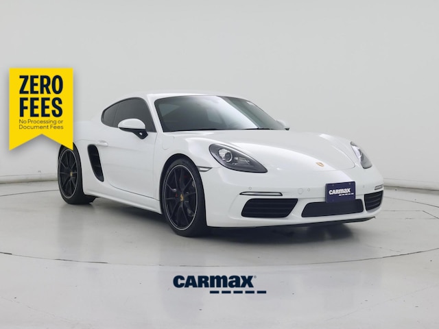 White 2017 Porsche 718 Cayman Coupe Rear-Wheel Drive Automatic
