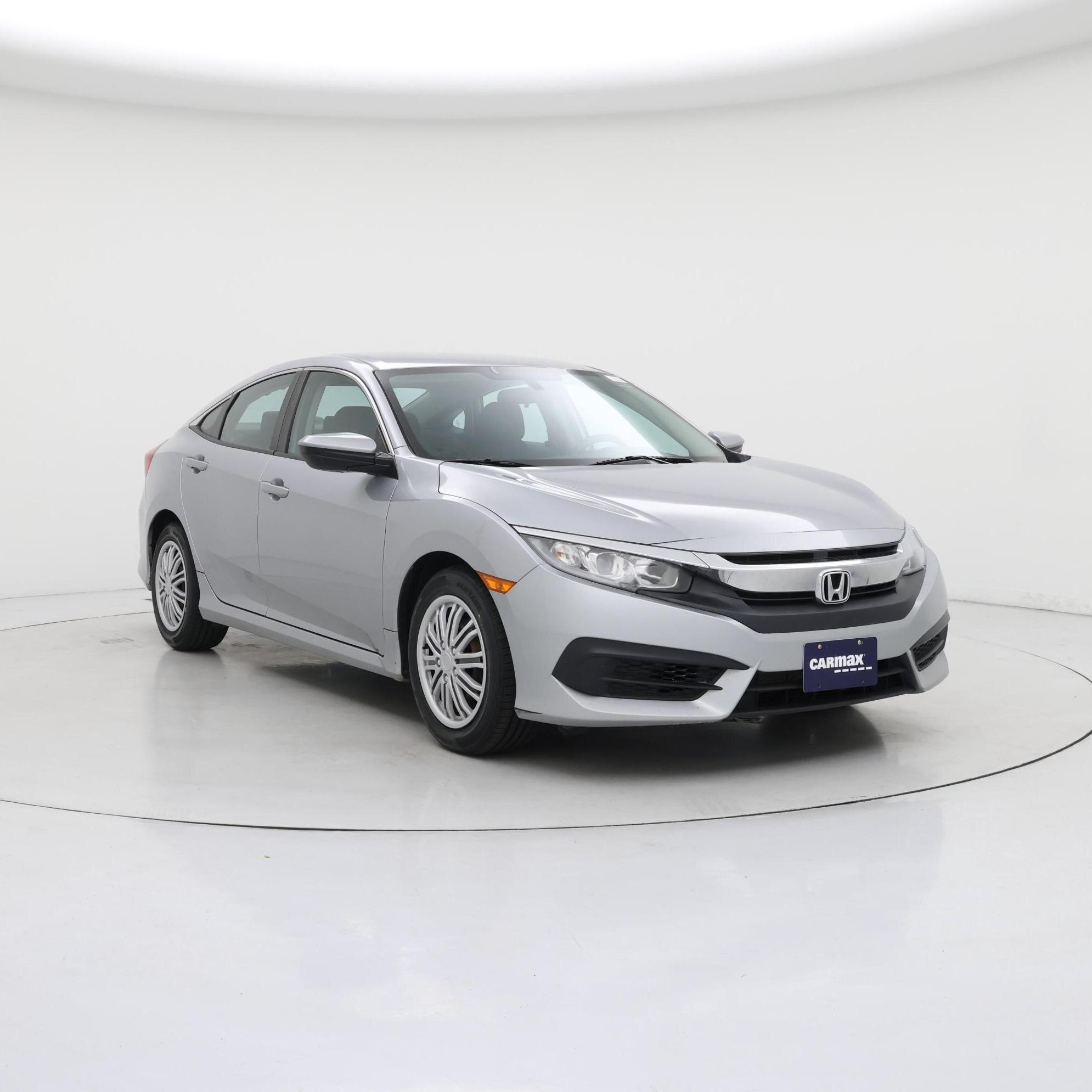Silver 2016 Honda Civic Sedan Front-Wheel Drive Automatic