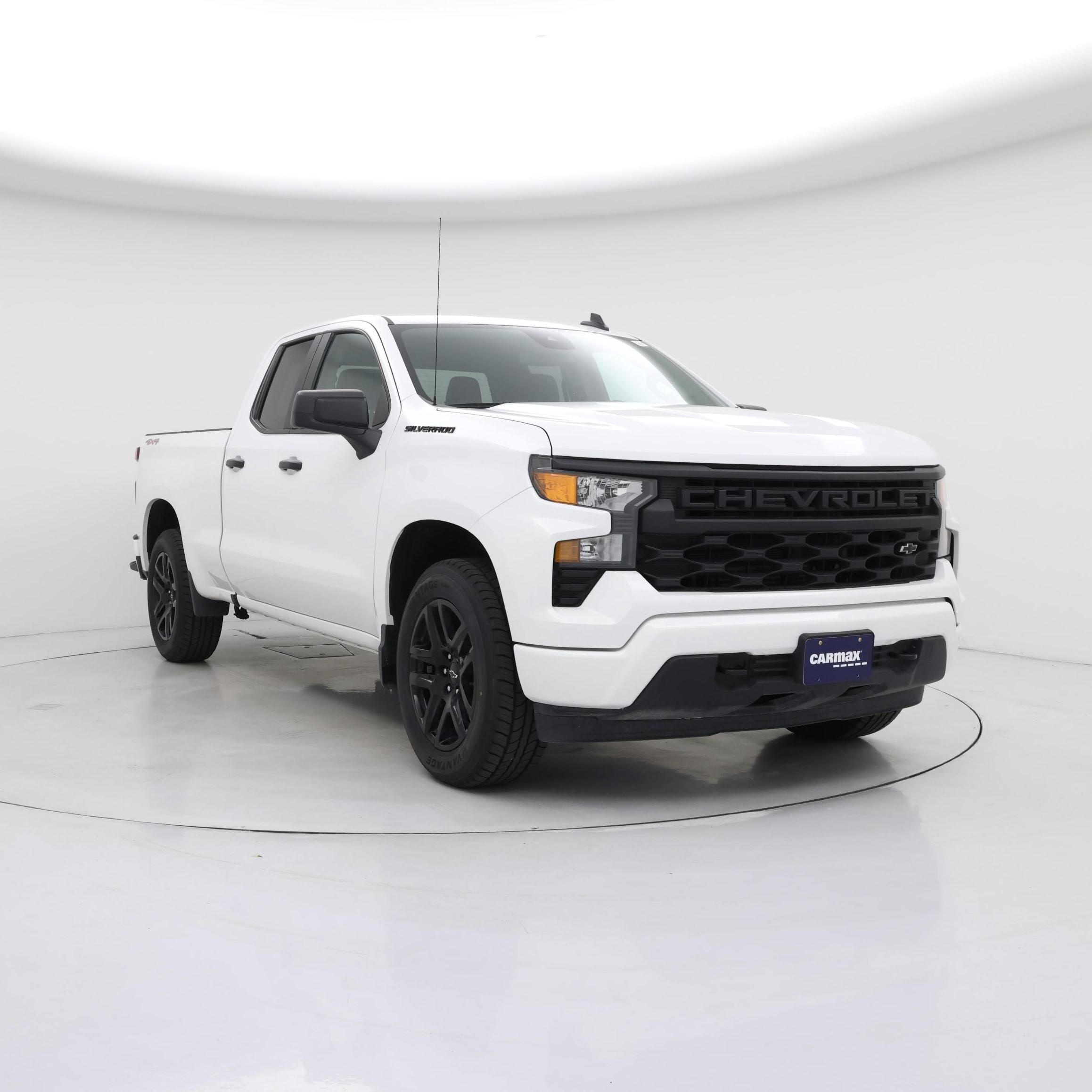 White 2024 Chevrolet Silverado 1500 Pickup Truck Four-Wheel Drive Automatic
