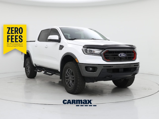White 2021 Ford Ranger Pickup Truck Four-Wheel Drive Automatic