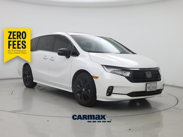 White 2024 Honda Odyssey Sport FWD Minivan Front-Wheel Drive Automatic