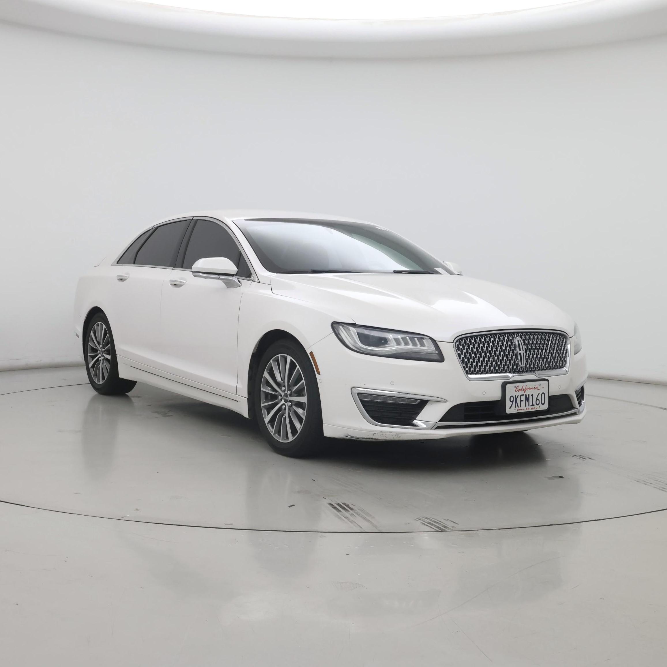 White 2017 Lincoln MKZ Select FWD Sedan Front-Wheel Drive Automatic
