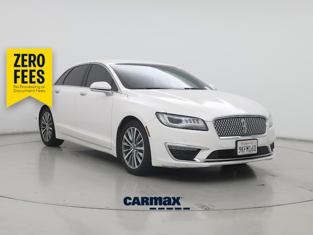 White 2017 Lincoln MKZ Select FWD Sedan Front-Wheel Drive Automatic