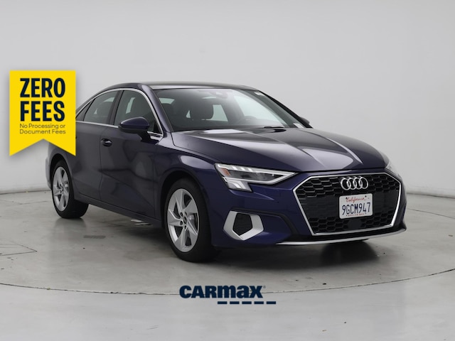 Blue 2023 Audi A3 40 TFSI Premium Plus FWD Sedan Front-Wheel Drive Automatic