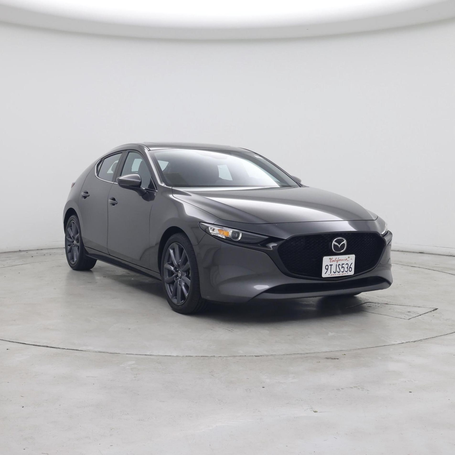 Gray 2024 Mazda MAZDA3 2.5 S Preferred Hatchback FWD Hatchback Front-Wheel Drive Automatic