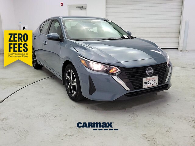 Gray 2024 Nissan Sentra SV FWD Sedan Front-Wheel Drive Automatic