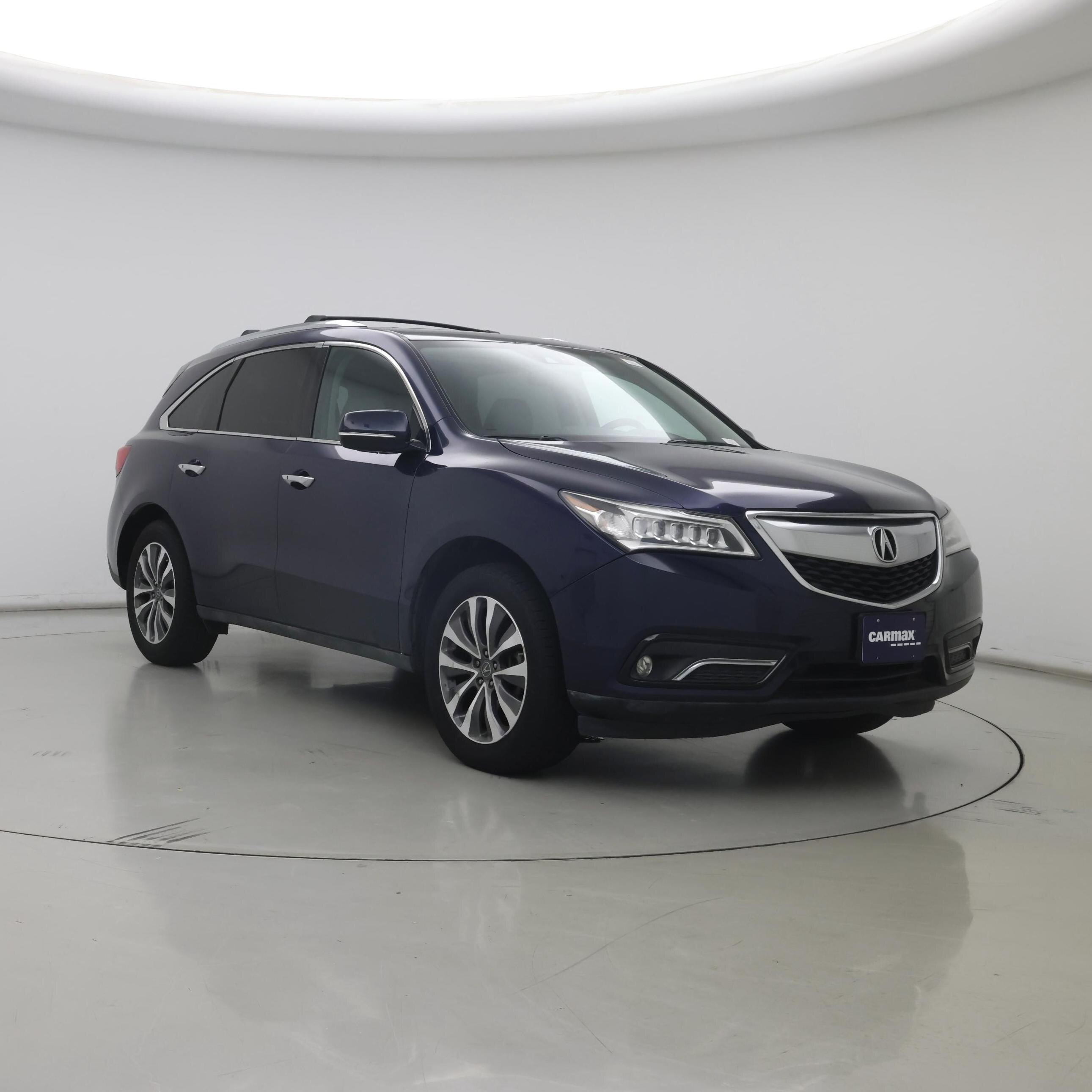 Blue 2015 Acura MDX SUV / Crossover Front-Wheel Drive Automatic