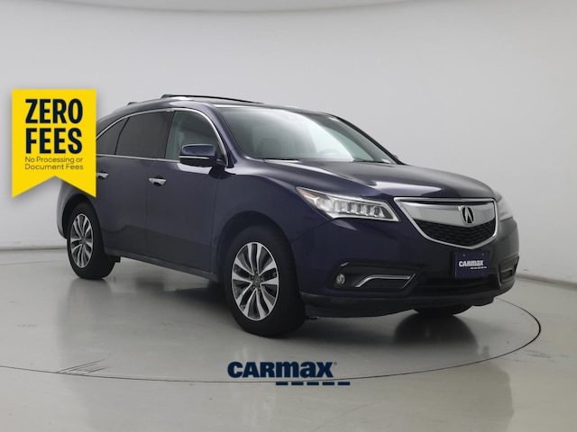 Blue 2015 Acura MDX SUV / Crossover Front-Wheel Drive Automatic