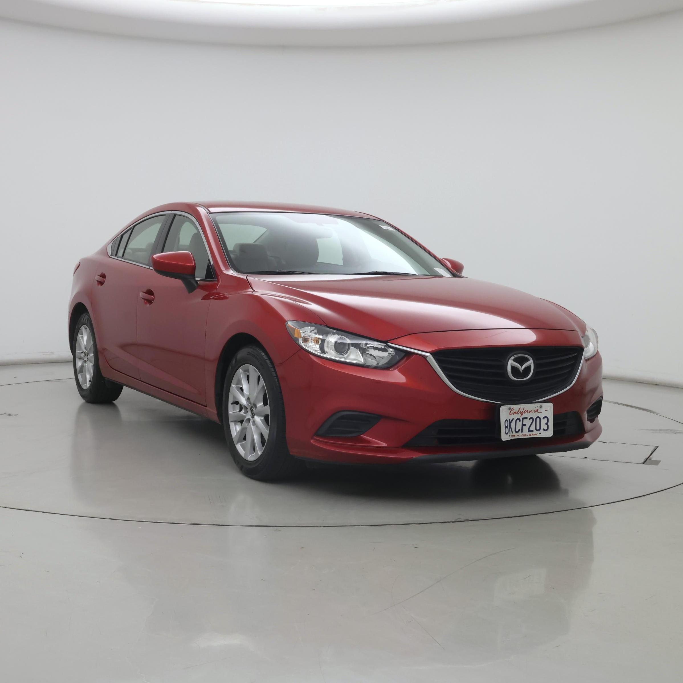 Red 2014 Mazda MAZDA6 Sedan Front-Wheel Drive Automatic