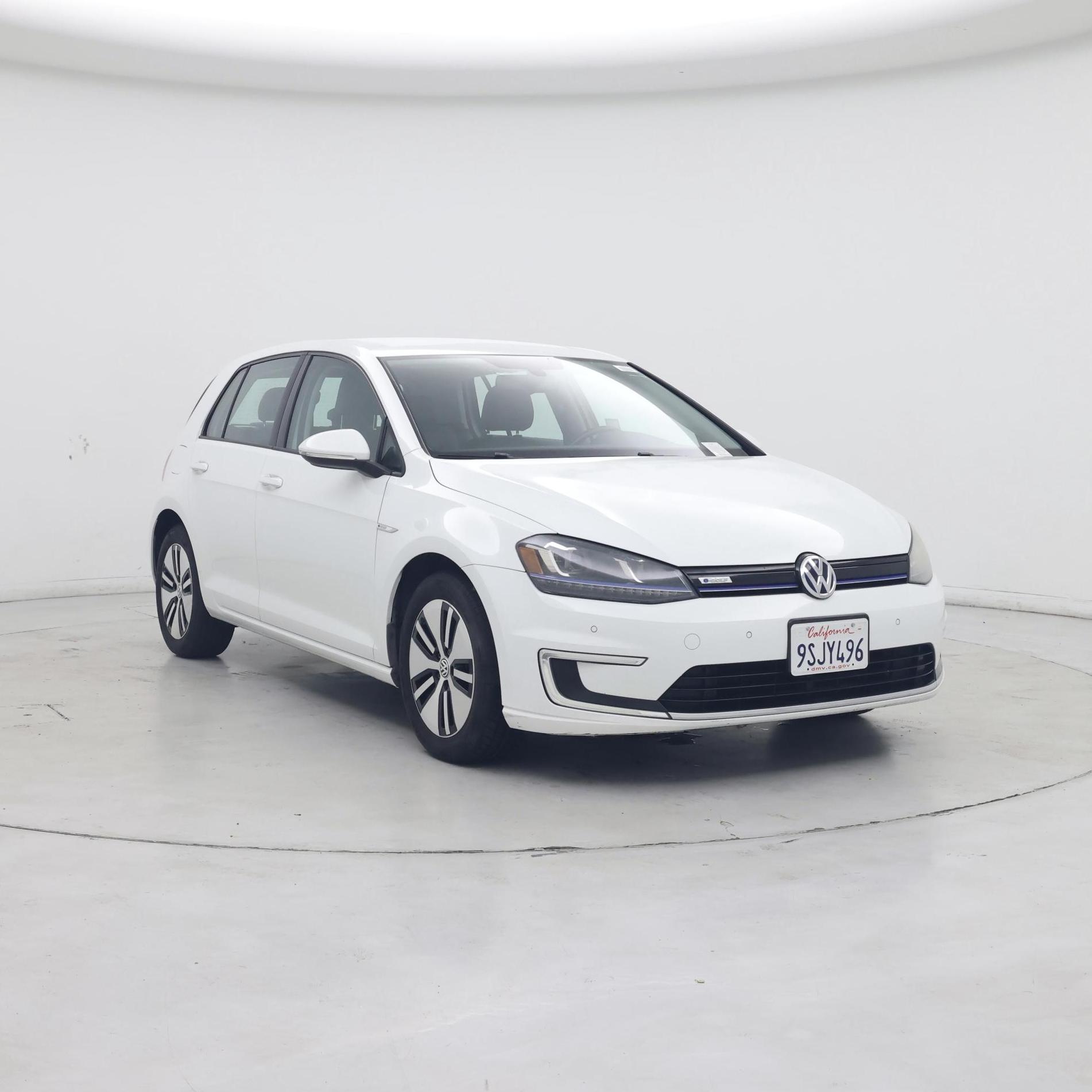 White 2016 Volkswagen e-Golf Hatchback Front-Wheel Drive Automatic