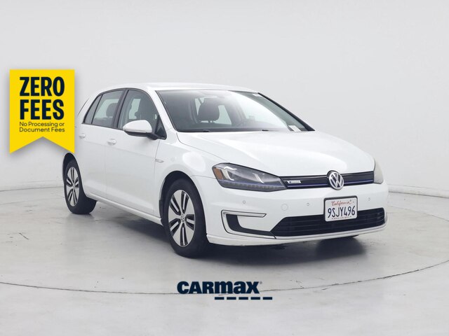 White 2016 Volkswagen e-Golf Hatchback Front-Wheel Drive Automatic