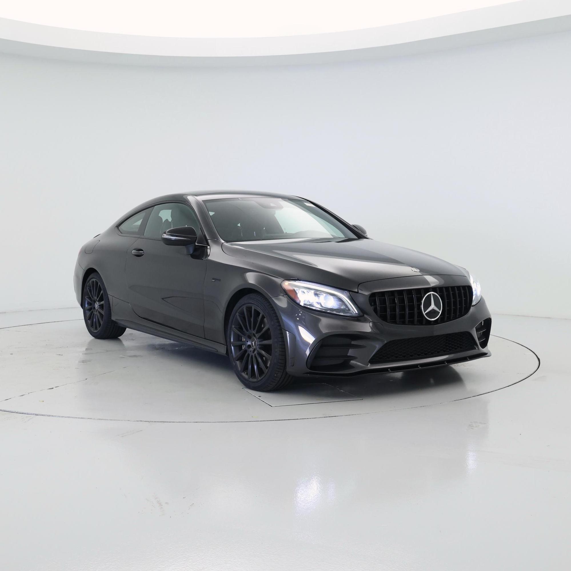 Black 2019 Mercedes-Benz C-Class Coupe All-Wheel Drive Automatic