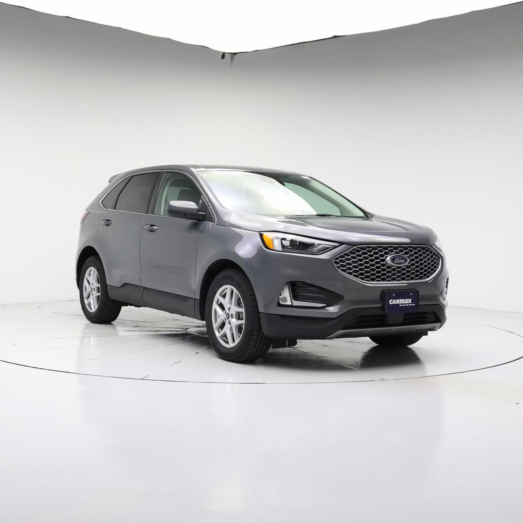 Gray 2023 Ford Edge SEL AWD SUV / Crossover All-Wheel Drive Automatic